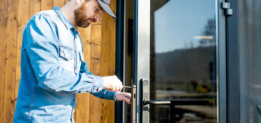 Frameless Glass Storefront Door Locks Replacement in Midway City, CA